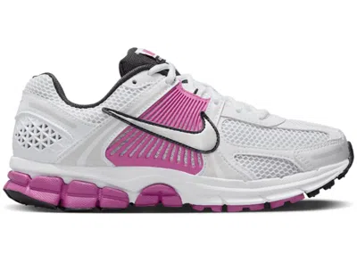 Pre-owned Nike Zoom Vomero 5 Hot Fuchsia (women's) Sneakers In White/metallic Platinum/pure Platinum
