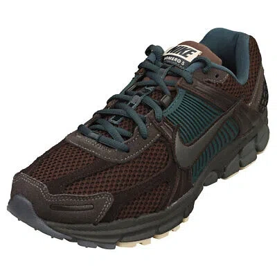 Pre-owned Nike Zoom Vomero 5 Premium Mens Brown Fashion Sneakers - 8.5 Us