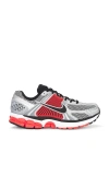 Nike Zoom Vomero 5 Sneakers In Metallic Silver  Black  & Flt Silver