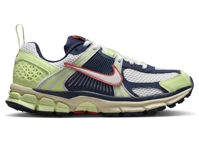 Pre-owned Nike Zoom Vomero 5 White Sneakers In Barely Volt/midnight Navy Blue/pure Platinum