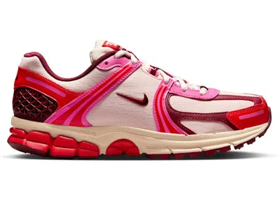 Pre-owned Nike Zoom Vomero 5 (women's) Sneakers In Light Soft Pink/team Red/safety Orange