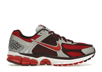 Pre-owned Nike Zoom Vomero 5 (women's) Sneakers In Mystic Red/metallic Platinum/reflect Silver In Multi