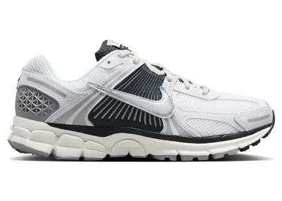 Pre-owned Nike Zoom Vomero 5 (women's) Sneakers In White/armory Navy Blue/sail