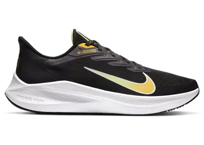 Pre-owned Nike Zoom Winflo 7 (women's) Sneakers In Black/university Gold