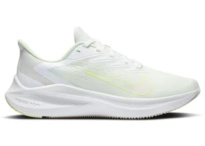 Pre-owned Nike Zoom Winflo 7 (women's) Sneakers In Summit White/barely Volt In Multi