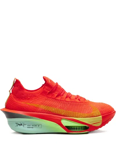 NIKE ZOOMX ALPHAFLY 3 "BRIGHT CRIMSON/LIME BLAST" SNEAKERS