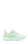Nike Women's Invincible 3 Road Running Shoes In White/ Vapor Green/ Barely