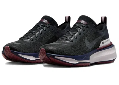 Pre-owned Nike Zoomx Invincible Run 3 (women's) Sneakers In Black/night Maroon/purple Ink
