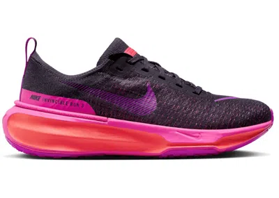 Pre-owned Nike Zoomx Invincible Run 3 (women's) Sneakers In Dark Raisin/hyper Violet/hot Punch