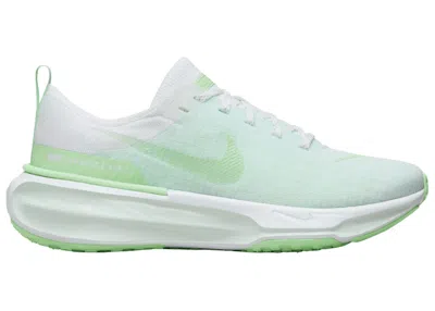 Pre-owned Nike Zoomx Invincible Run 3 (women's) Sneakers In White/barely Green/green Glow