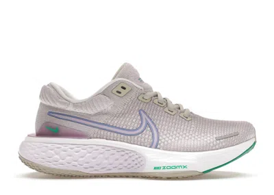 Pre-owned Nike Zoomx Invincible Run Flyknit 2 Neptune Green (women's) Sneakers In Light Bone/doll/light Iron Ore