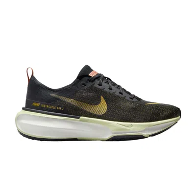 Pre-owned Nike Zoomx Invincible Run Flyknit 3 'black Bronzine'