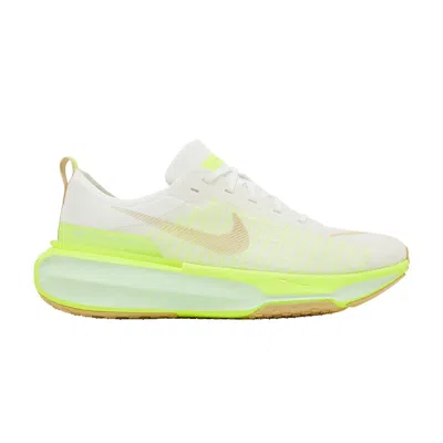 Pre-owned Nike Zoomx Invincible Run Flyknit 3 'volt Sail' | Green | Men's Size 13
