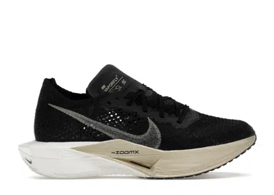 Pre-owned Nike Zoomx Vaporfly 3 Metallic Gold Grain (women's) Sneakers In Black/oatmeal In Multi