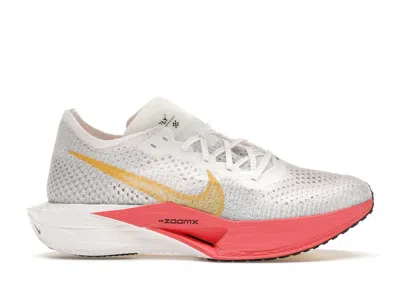 Pre-owned Nike Zoomx Vaporfly 3 (women's) Sneakers In White/topaz Gold/sea Coral In Multi