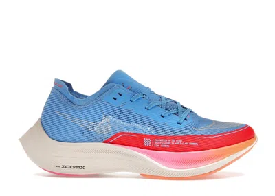 Pre-owned Nike Zoomx Vaporfly Next% 2 For Future Me (women's) Sneakers In University Blue/light Crimson/orange Tran