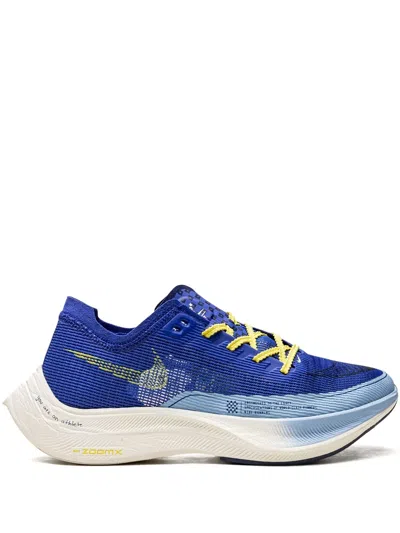Nike Zoomx Vaporfly Next% 2 "hyper Royal Yellow Strike" Sneakers In Hyper Royal/psychic Blue/blue Void/yellow Strike