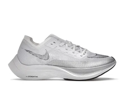 Pre-owned Nike Zoomx Vaporfly Next% 2 (women's) Sneakers In White/metallic Silver/black