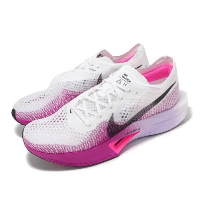 Pre-owned Nike Zoomx Vaporfly Next% 3 White Vivid Purple Men Racing Running Dv4129-104