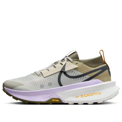 Nike Zoomx Zegama 2 'light Iron Ore Vapor Green Lilac Bloom Anthracite' In Gray