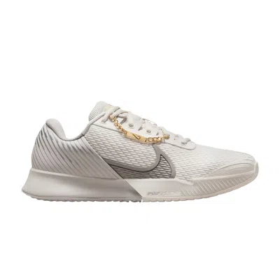 Pre-owned Nike Court Air Zoom Vapor Pro 2 Premium Hc 'gold Flair Pack' In Grey