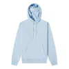 Nike Solo Swoosh Logo-embroidered Cotton-blend Jersey Hoodie In Blue