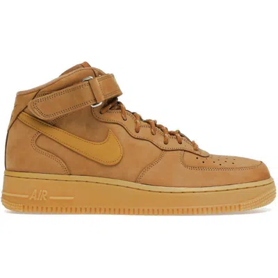 Nike Air Force 1 Mid '07 "flax" Sneakers In Yellow