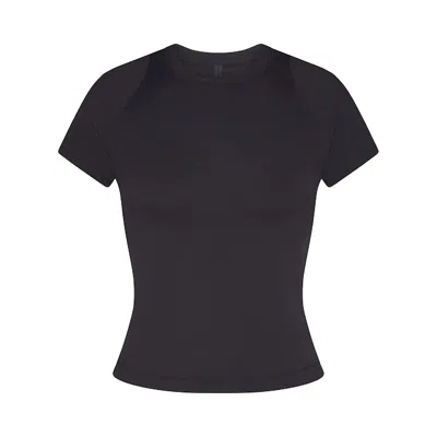 Pre-owned Nikeskims Airy Baby Tee 'obsidian' | Black | Women's Size Xs
