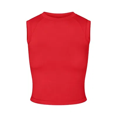 Pre-owned Nikeskims Airy Muscle T-shirt 'ruby' | Red | Women's Size 109