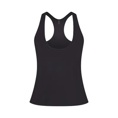 Pre-owned Nikeskims Airy Racer Back Tank 'obsidian' | Black | Women's Size Xs