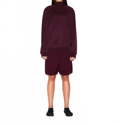 Nikeskims Airy Relaxed Short In Currant In Red