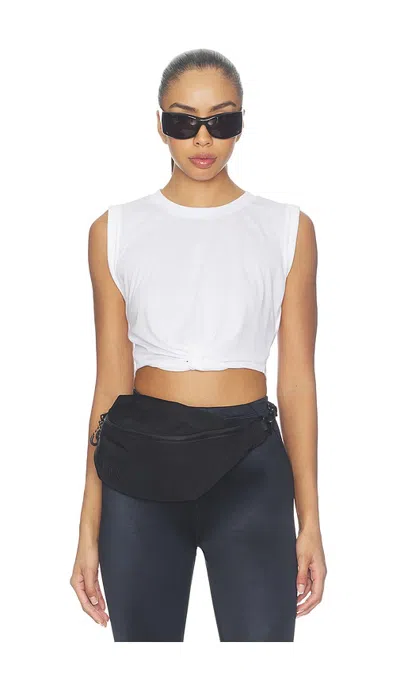 Nikeskims Crop Twist Tank Top In White