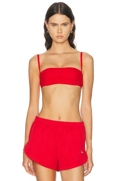 Nikeskims Matte Balconette Bra In University Red