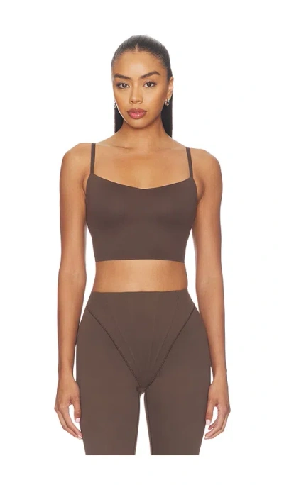 Nikeskims Matte Cami Bra In Brown
