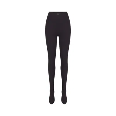 Pre-owned Nikeskims Matte Footsie Grip Legging 'obsidian' | Black | Women's Size Xxs