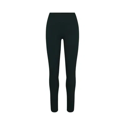 Pre-owned Nikeskims Matte High-waisted 26" Leggings 'dark Teal/dark Teal' | Blue | Women's Size Xxs