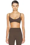 Nikeskims Matte Micro Scoop Bra In Brown