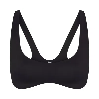 Pre-owned Nikeskims Matte Shaping Scoop Bra 'obsidian/obsidian' | Black | Women's Size 109