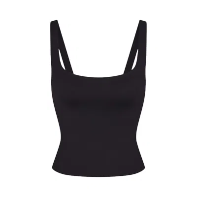 Pre-owned Nikeskims Matte Square Neck Tank 'obsidian' | Black | Women's Size M