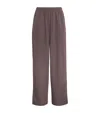 Nikeskims Oversized Track Pants In Brown