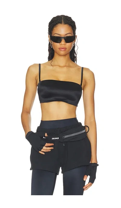 Nikeskims Shine Bandeau Bra In Black