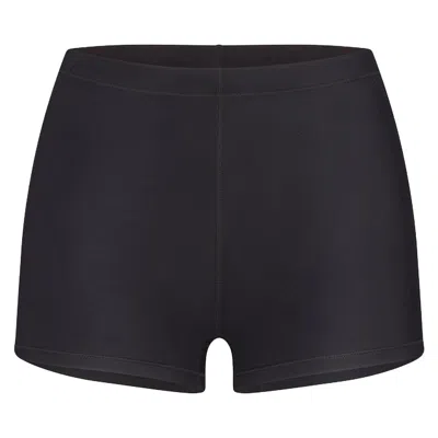 Pre-owned Nikeskims Shine Drawcord 2" Short 'obsidian' | Black | Women's Size Xl