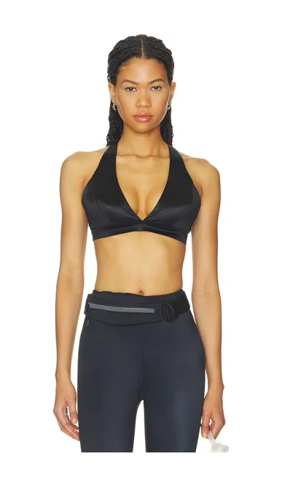 Nikeskims Shine Halter Neck Bra In Blue