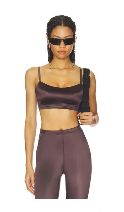 Nikeskims Shine Scoop Cami Bra In Red