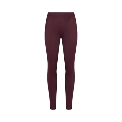 Pre-owned Nikeskims Shine V-line 26" Legging 'currant' | Red | Women's Size S