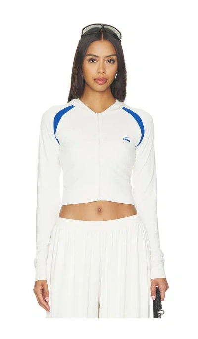 Nikeskims Stretch Knit Baby Hoodie In White