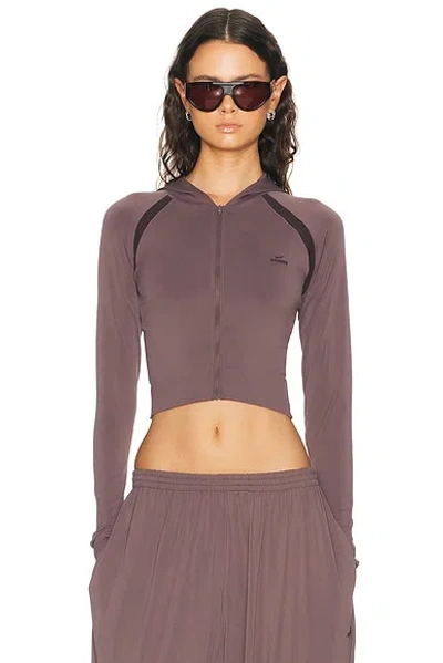Nikeskims Stretch Knit Baby Hoodie In Purple