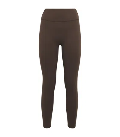 Nikeskims Studio Stretch 26" Leggings In Brown