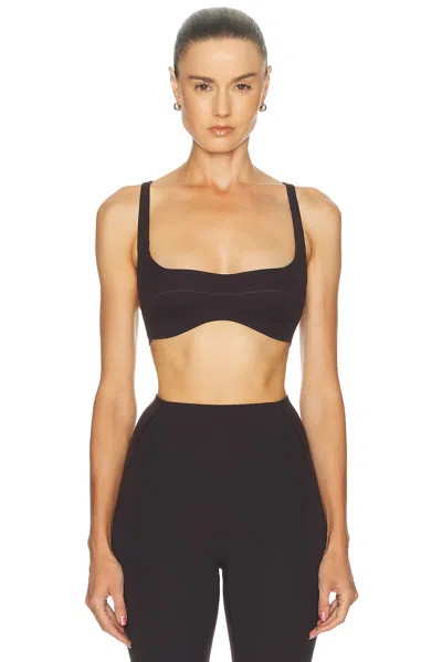 Nikeskims Studio Stretch Micro Bra In Animal Print