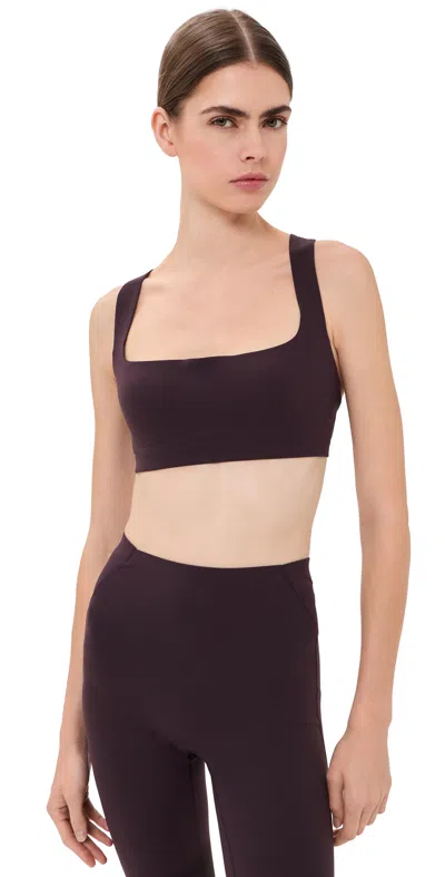 Nikeskims Studio Stretch Square Neck Bra Nskm Dark Roast